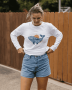 Protect The Ocean Whale LS Tee – White