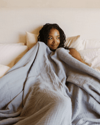 Lara Light Grey – PARTY BLANKET™ – Queen