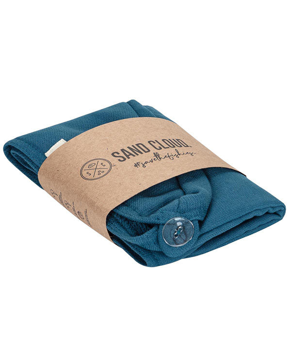 Terra Hair Towel – Teal Blue