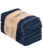 Willow Bath Washcloth Bundle – 6 Pack – Deep Ocean