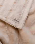 Cozy Texture Plush Blanket – Beige