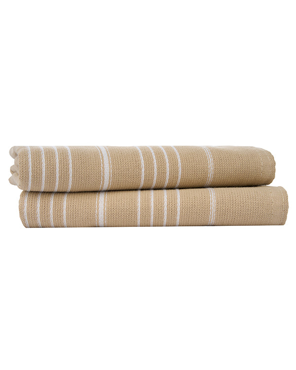 Classic Fringeless Hand Bath Bundle 2 Pack – Sand