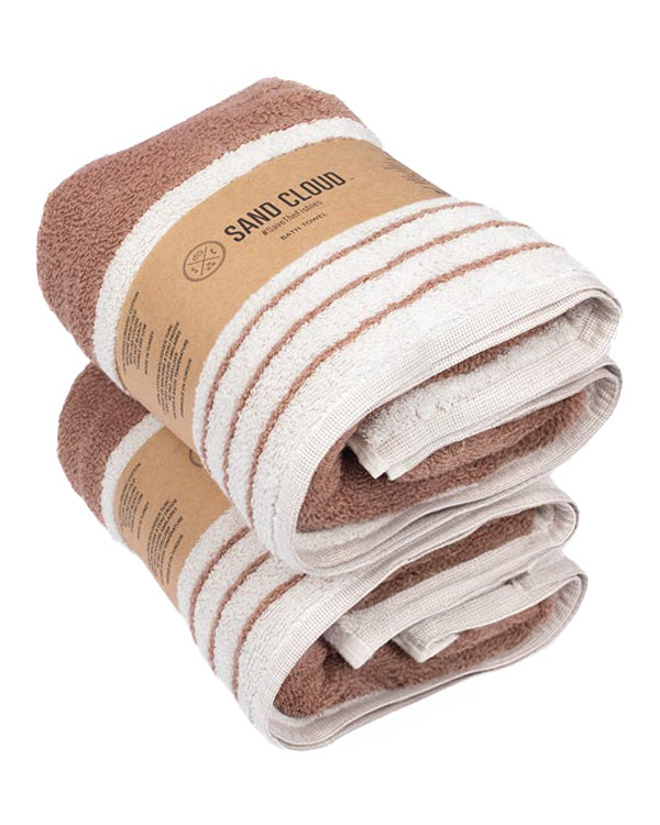 Micro Stripe Bath Bundle – 2 Pack – Black