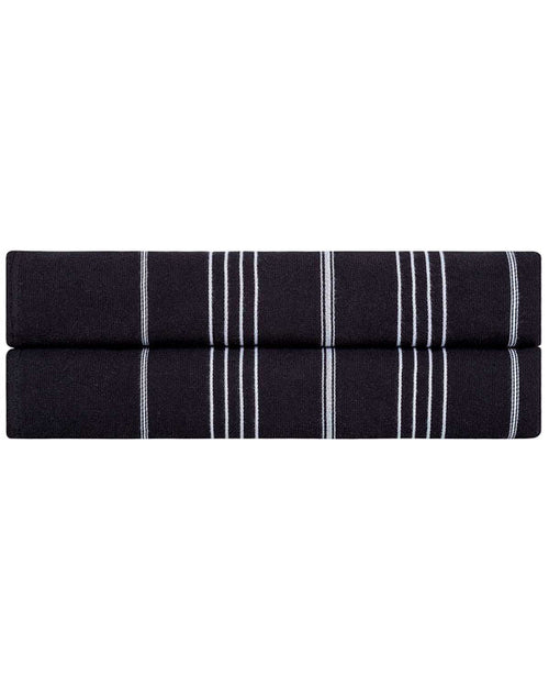 Classic Fringeless XL Bath Bundle – Black – 2 Pack