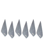 Atom Washcloth Bath Bundle- 6 Pack – Grey