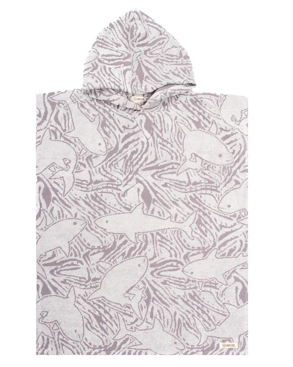 Geo Turtle Hooded Poncho Youth