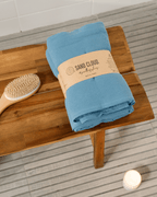 Terra Fringeless XL Bath Bundle – Slate Blue – 2 Pack