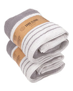Micro Stripe Bath Bundle – 2 Pack – Black