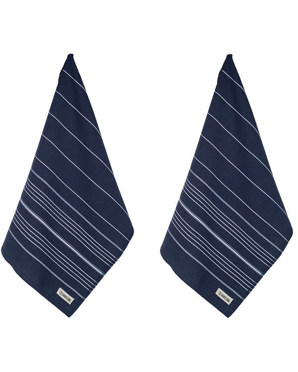 Classic Fringeless Hand Bath Bundle 2 Pack – Navy