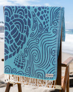 Mint Swirl Turtle Towel
