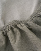 Classic Micro Twill Solid Melange Fitted Sheet Moss