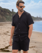 Orb Waffle Short – Black – Mens