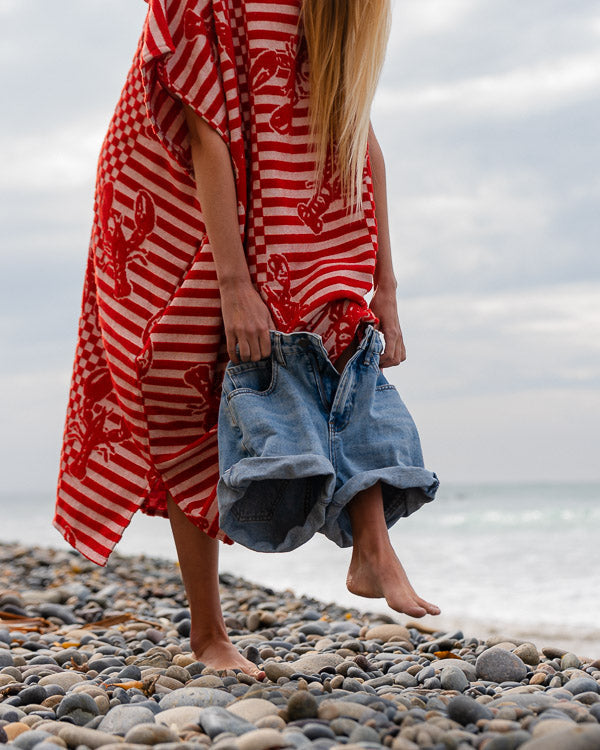 Lobster Hooded Poncho
