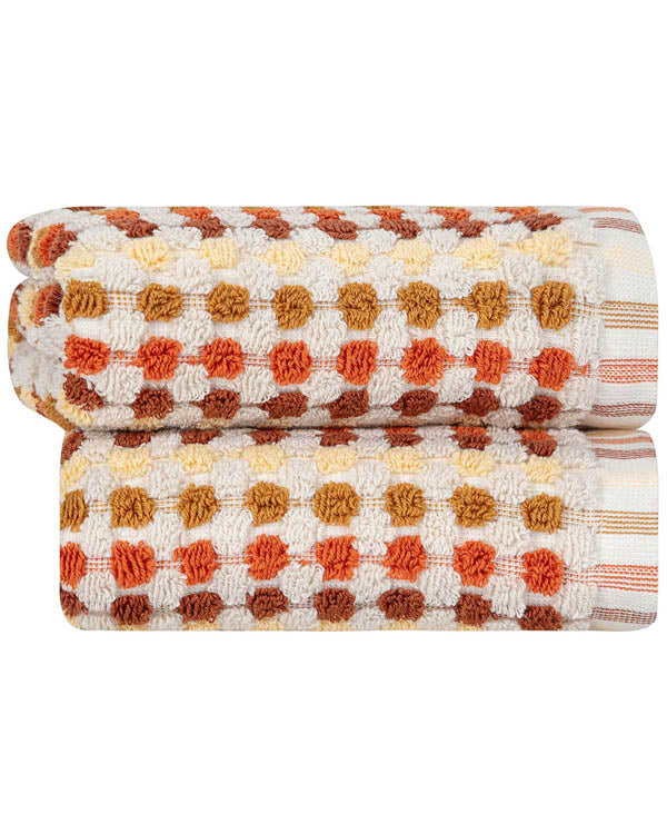 Stripe Polka Dot Hand Bath Bundle – 2 Pack – Taupe