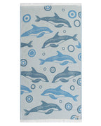 Swirl Shark Kids Towel