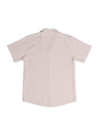 Orb Button Down Waffle Shirt – Sand – Mens