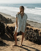 Daisy Stripe Cover Up