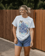 Free As the Ocean SS Tee – Illusion Blue
