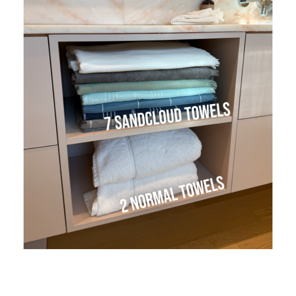 Classic Fringeless XL Bath Bundle – Sand