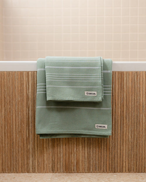 Classic Fringeless XL Bath Bundle 2 Pack – Sage