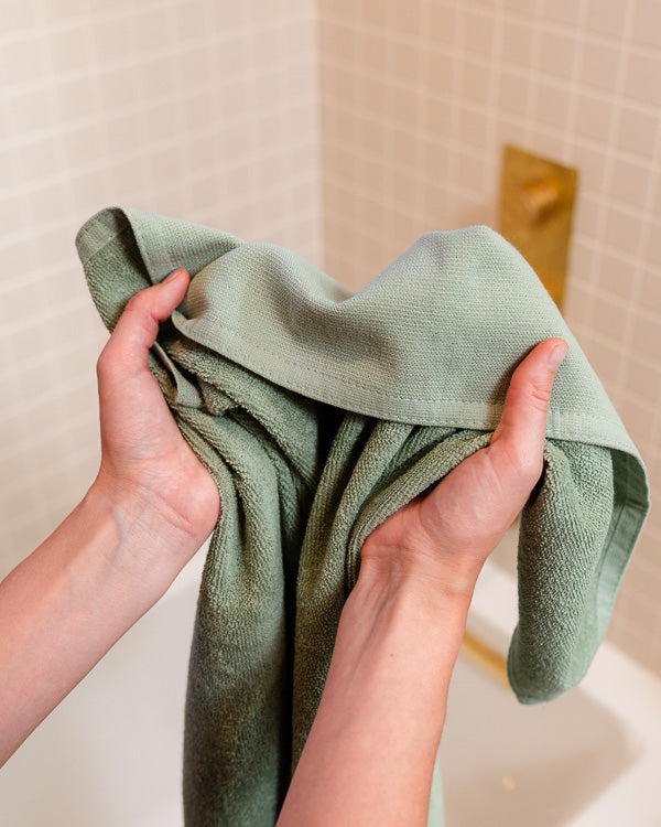 Terra Fringeless XL Bath Bundle – Sage