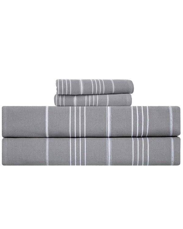 Classic Fringeless XL Bath Bundle – Grey