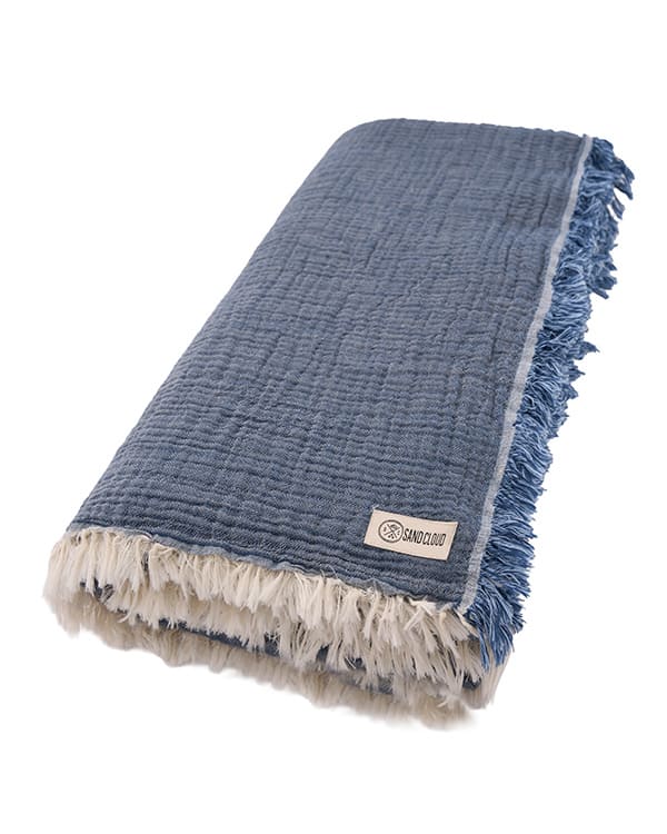 Senna Melange PARTY BLANKET™ Indigo – King