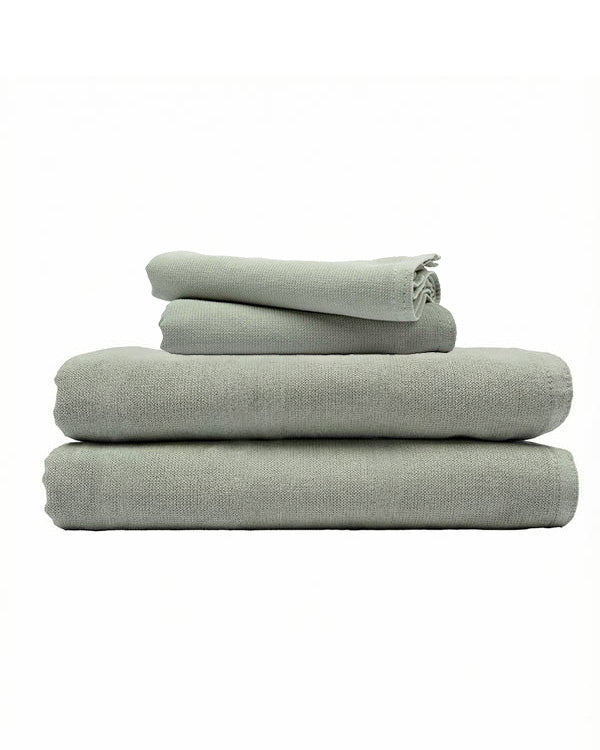 Terra Fringeless XL Bath Bundle – Sage