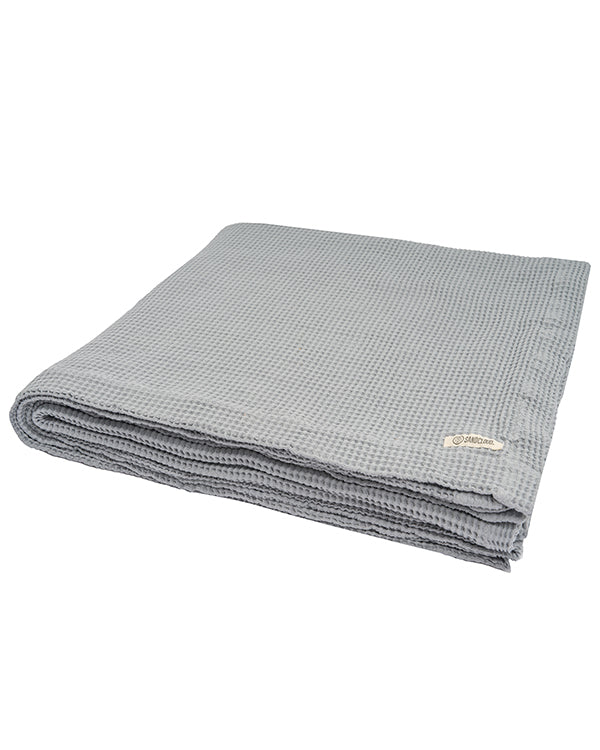 Waffle Shower Curtain – Grey