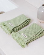 Micro Waffle Hand Bundle Sage