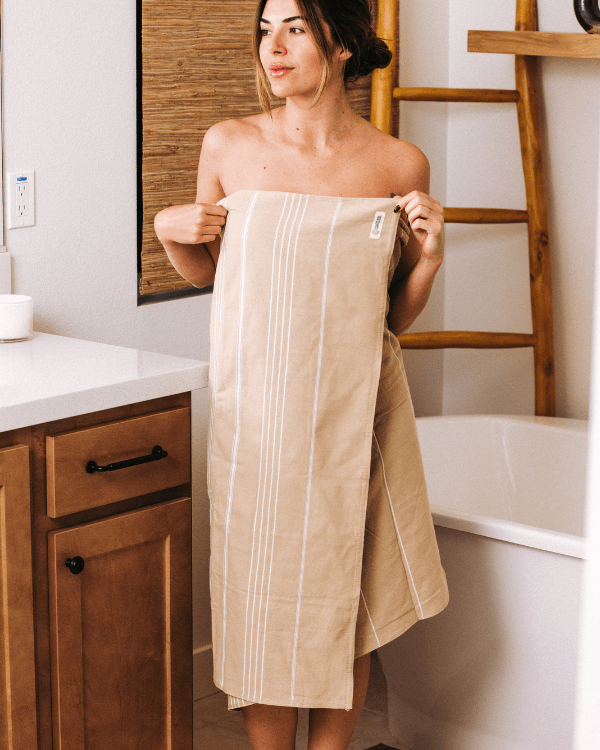Classic Fringeless XL Bath Bundle – Sand
