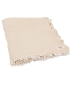 Little Fishies Gauze Receiving Blanket – Natural