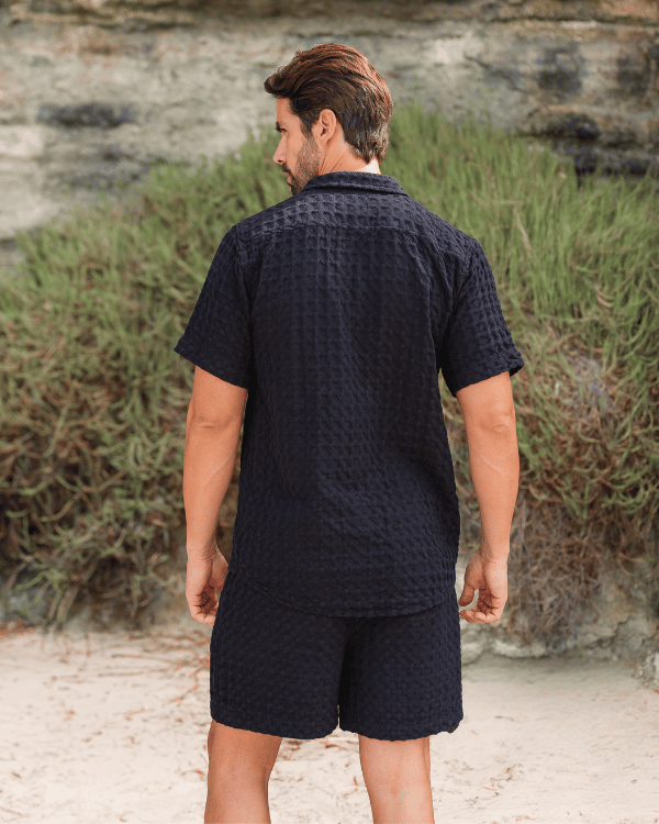 Orb Waffle Short – Black – Mens