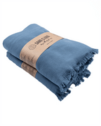 Micro Waffle Hand Bath Bundle – 2 Pack – Slate Blue