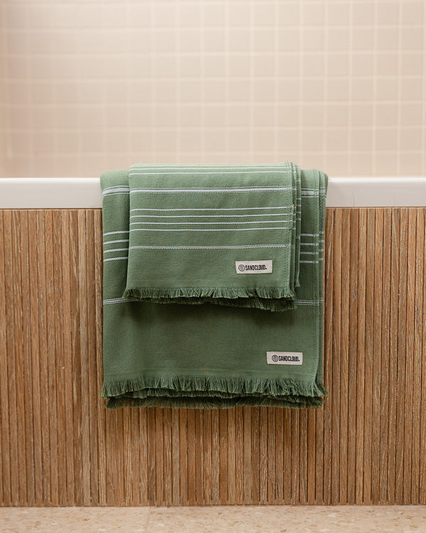 Classic XL Bath Bundle – Hedge Green