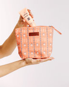 Diamond Mudcloth Zipper Pouch