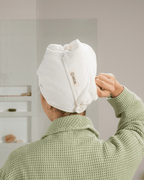 Terra Hair Towel – Ivory